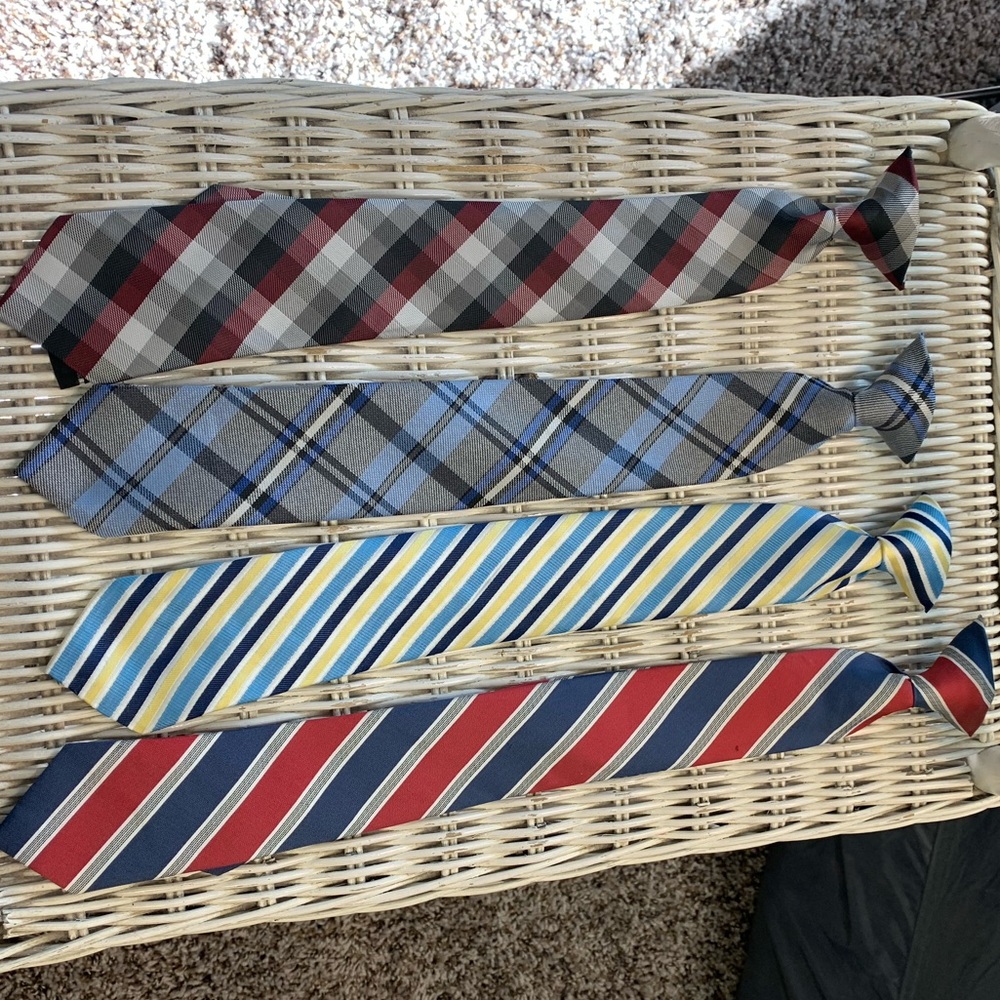 Boys Clip On Ties MULTIPACK